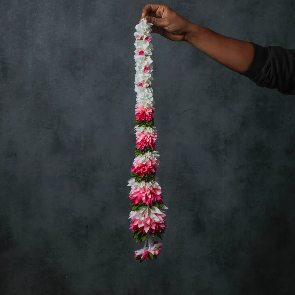 Fabric Garland (Green & Pink)