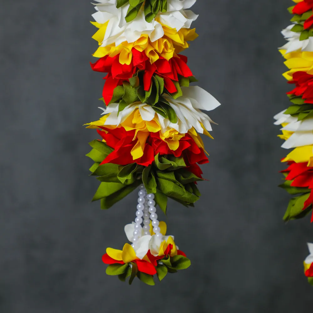 Fabric Garlands (Green & Red)