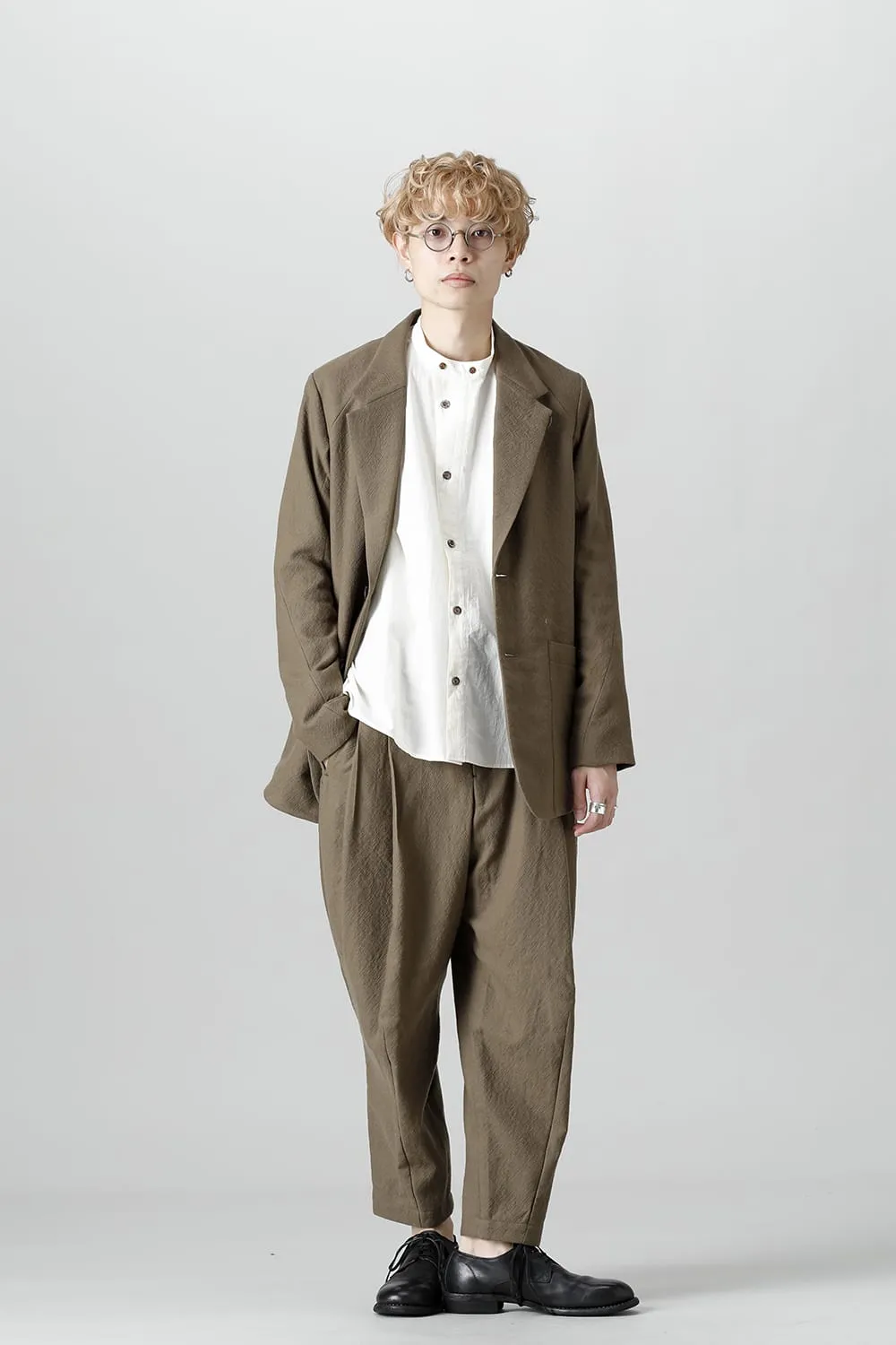 FASCINATE Limited Jacket Virgin Wool Gray Beige