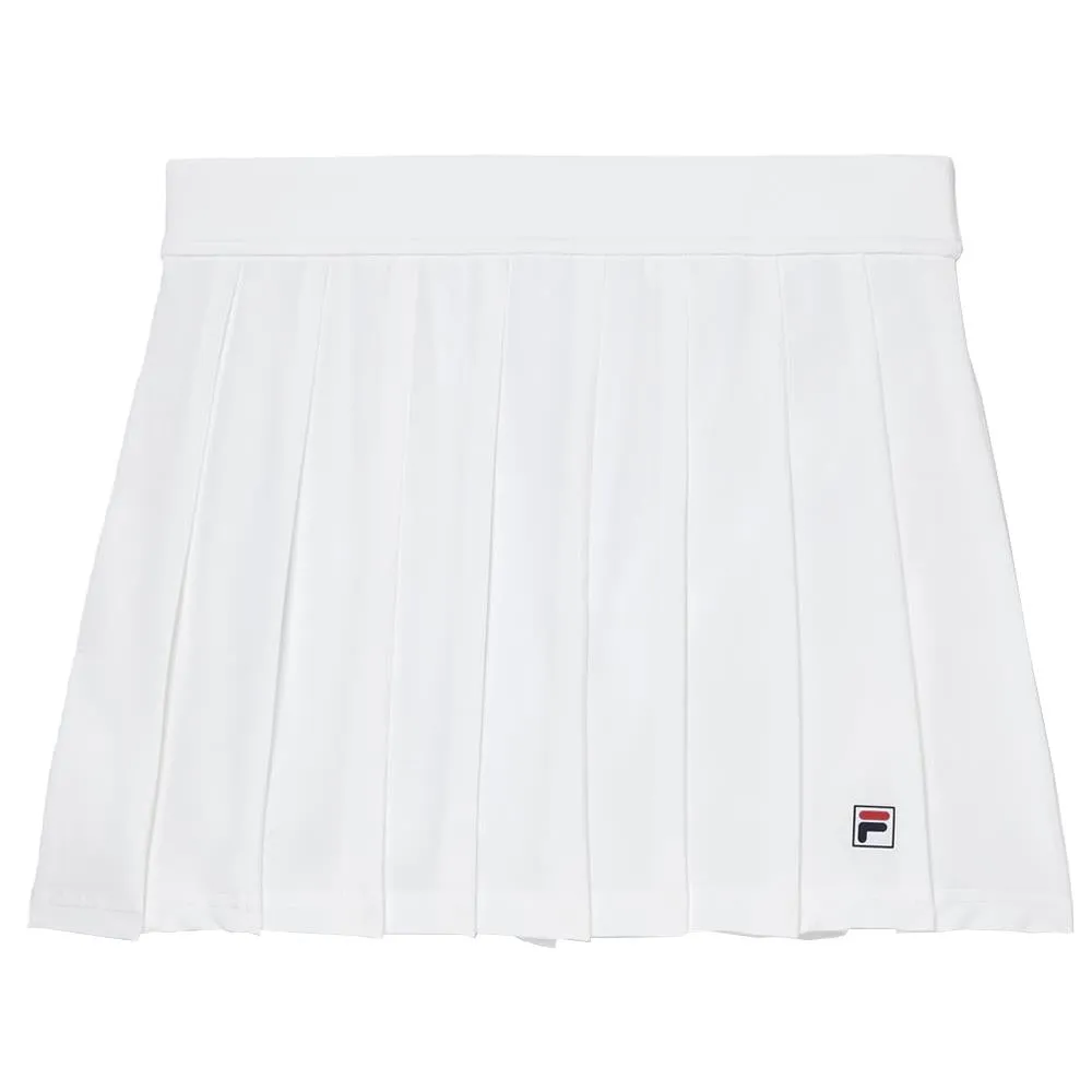 Fila Women's Essentials Woven Pleated Skort - White