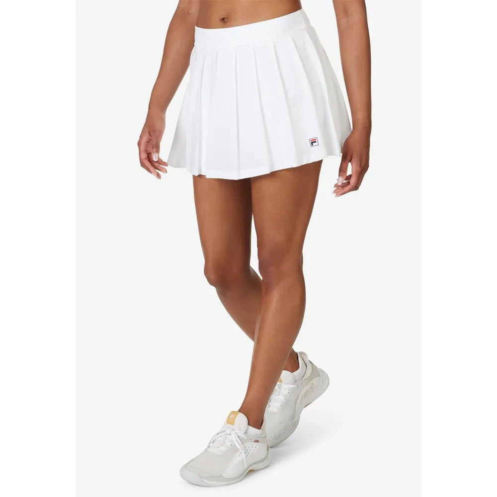 Fila Women's Essentials Woven Pleated Skort - White