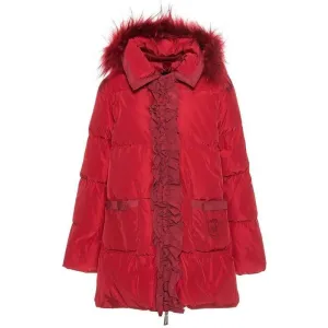 Girls Red Down Padded Coat