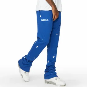 Goat Print Pocket Flared Trousers