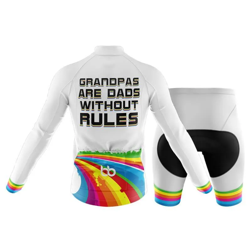 Grandpas are Dads (White) Club Cycling Kit