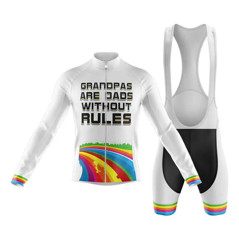 Grandpas are Dads (White) Club Cycling Kit