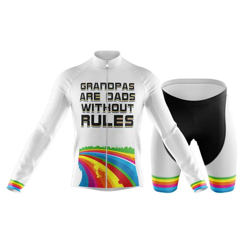 Grandpas are Dads (White) Club Cycling Kit