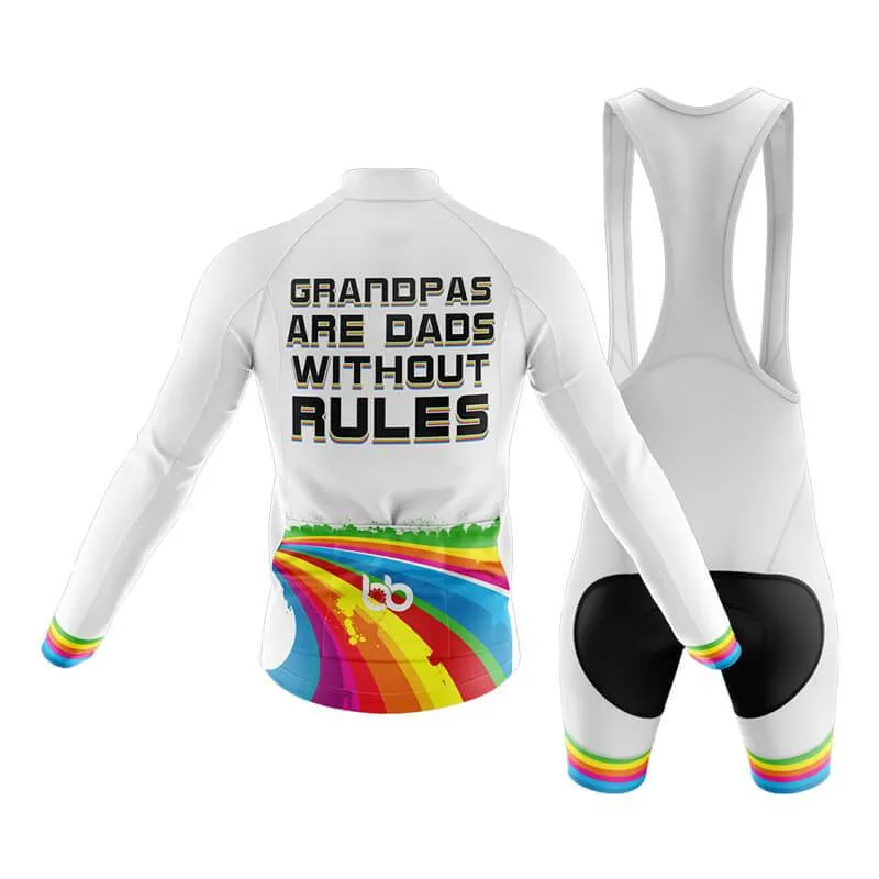 Grandpas are Dads (White) Club Cycling Kit