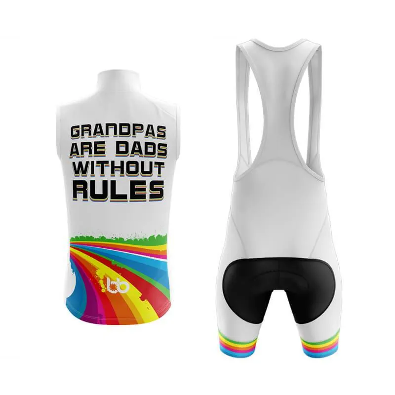 Grandpas are Dads (White) Club Cycling Kit