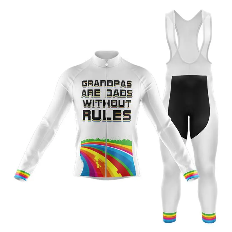 Grandpas are Dads (White) Club Cycling Kit