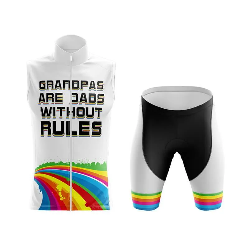 Grandpas are Dads (White) Club Cycling Kit