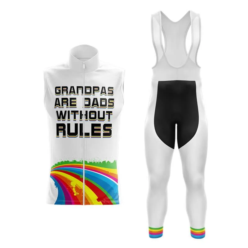 Grandpas are Dads (White) Club Cycling Kit