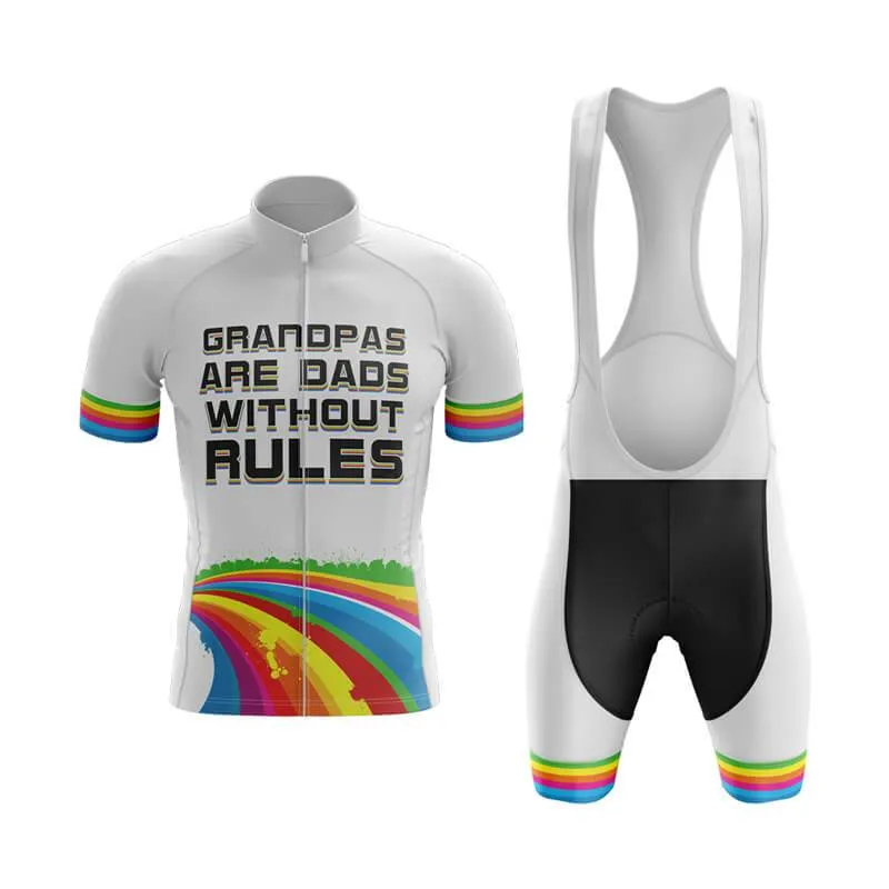 Grandpas are Dads (White) Club Cycling Kit