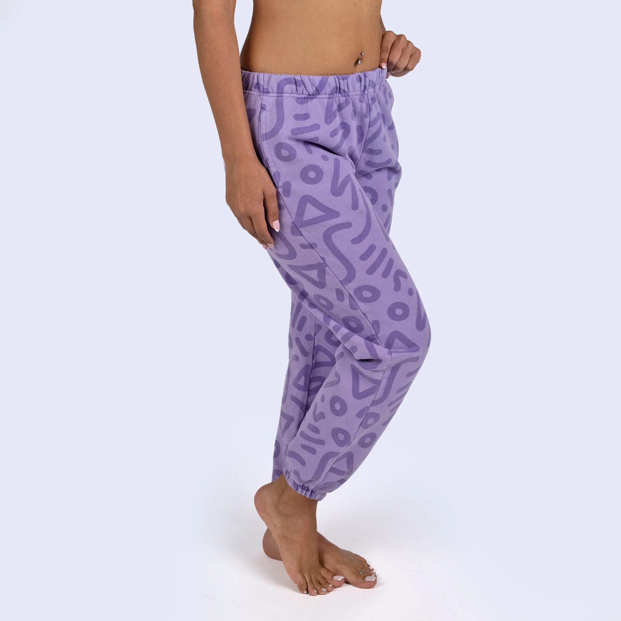 Grape Jelly Zap Sweatpants