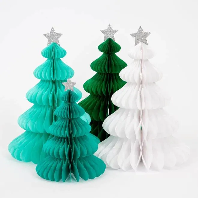 Green Honeycomb Tree Set