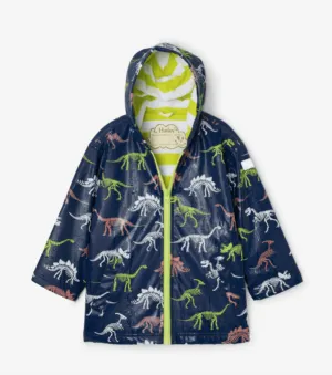 Hatley Boys Dino Fossils Color Changing Rain Jacket