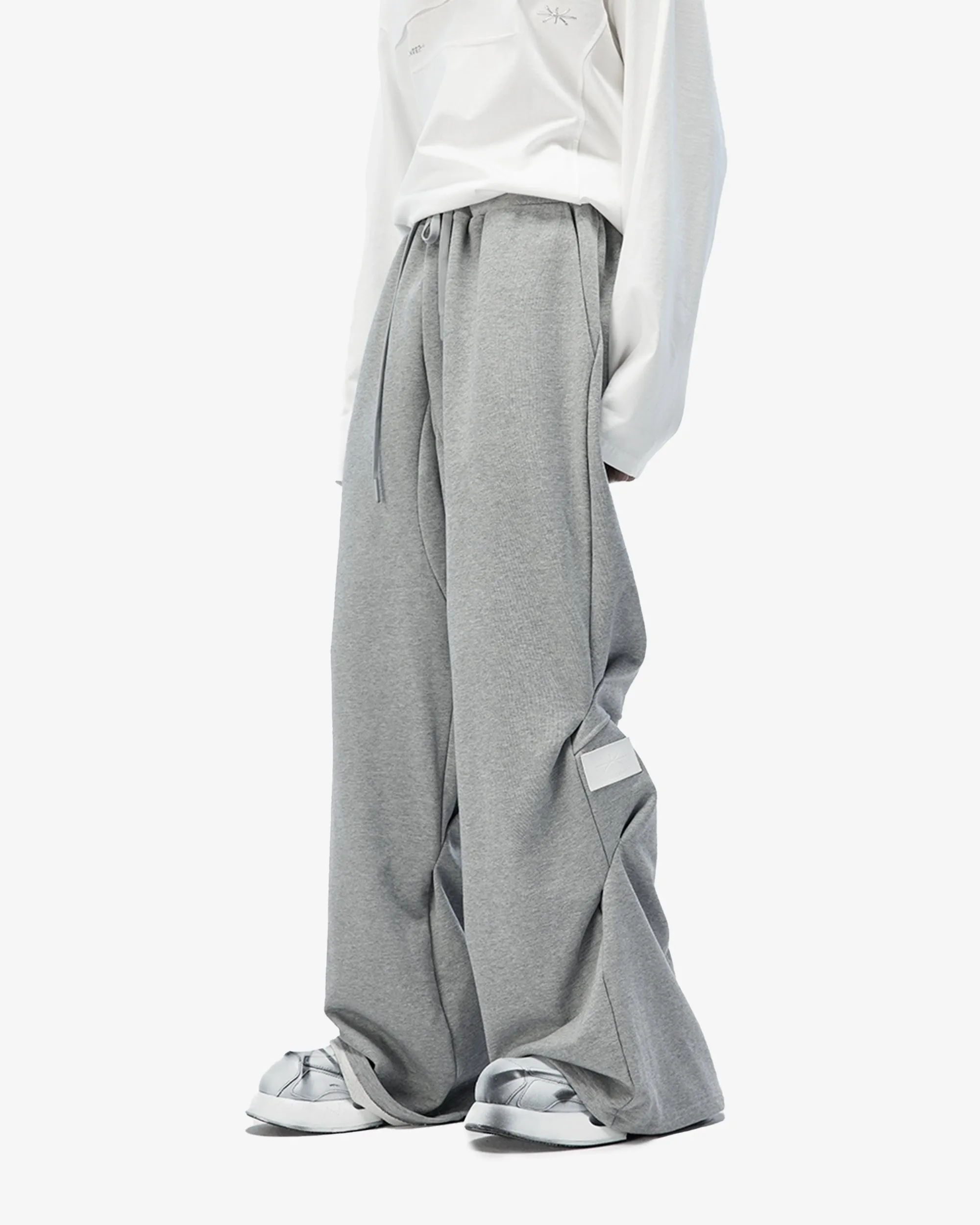 Heavyweight Cotton Wide Flared Sweatpants