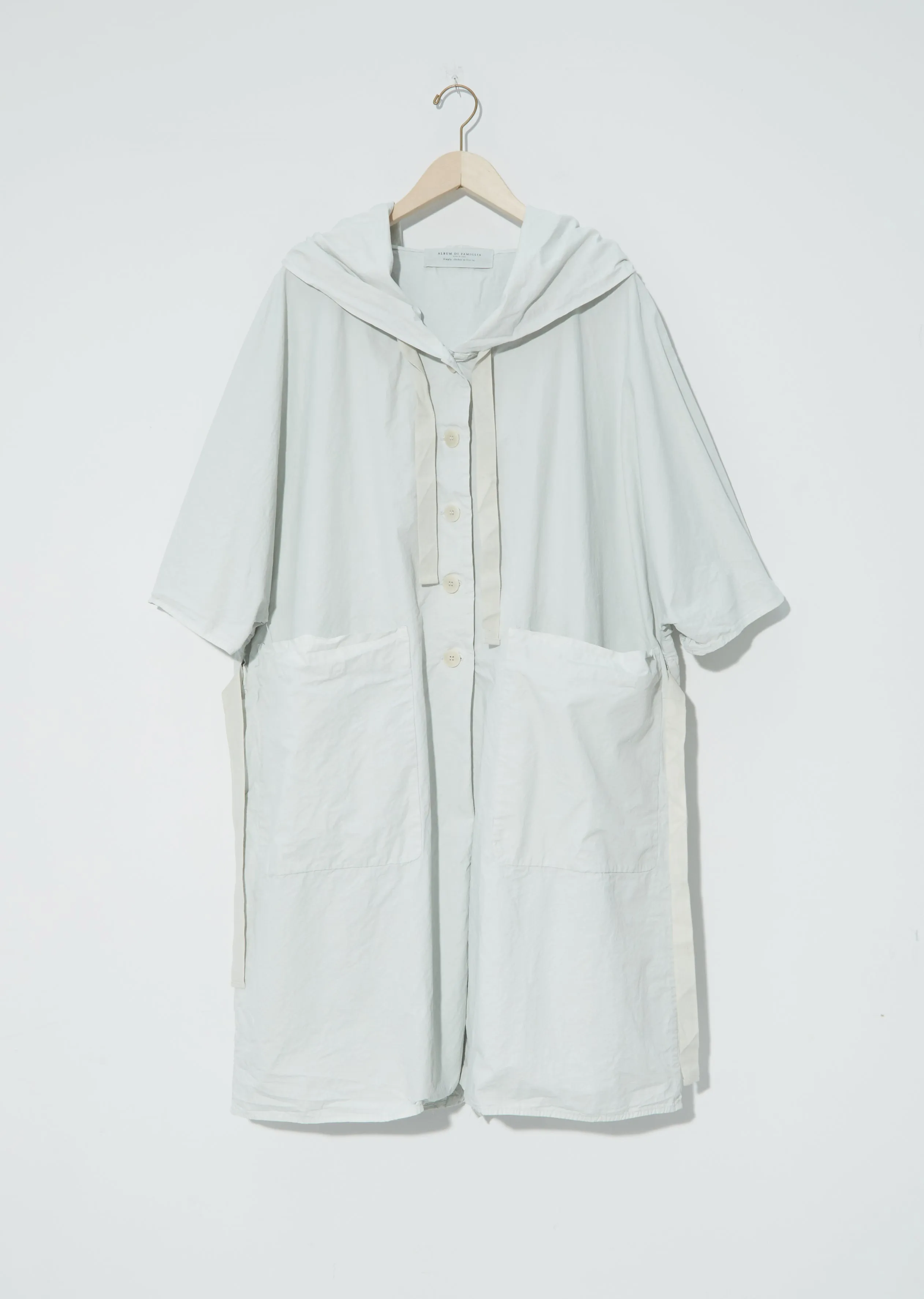 Hooded Coat — Chalk