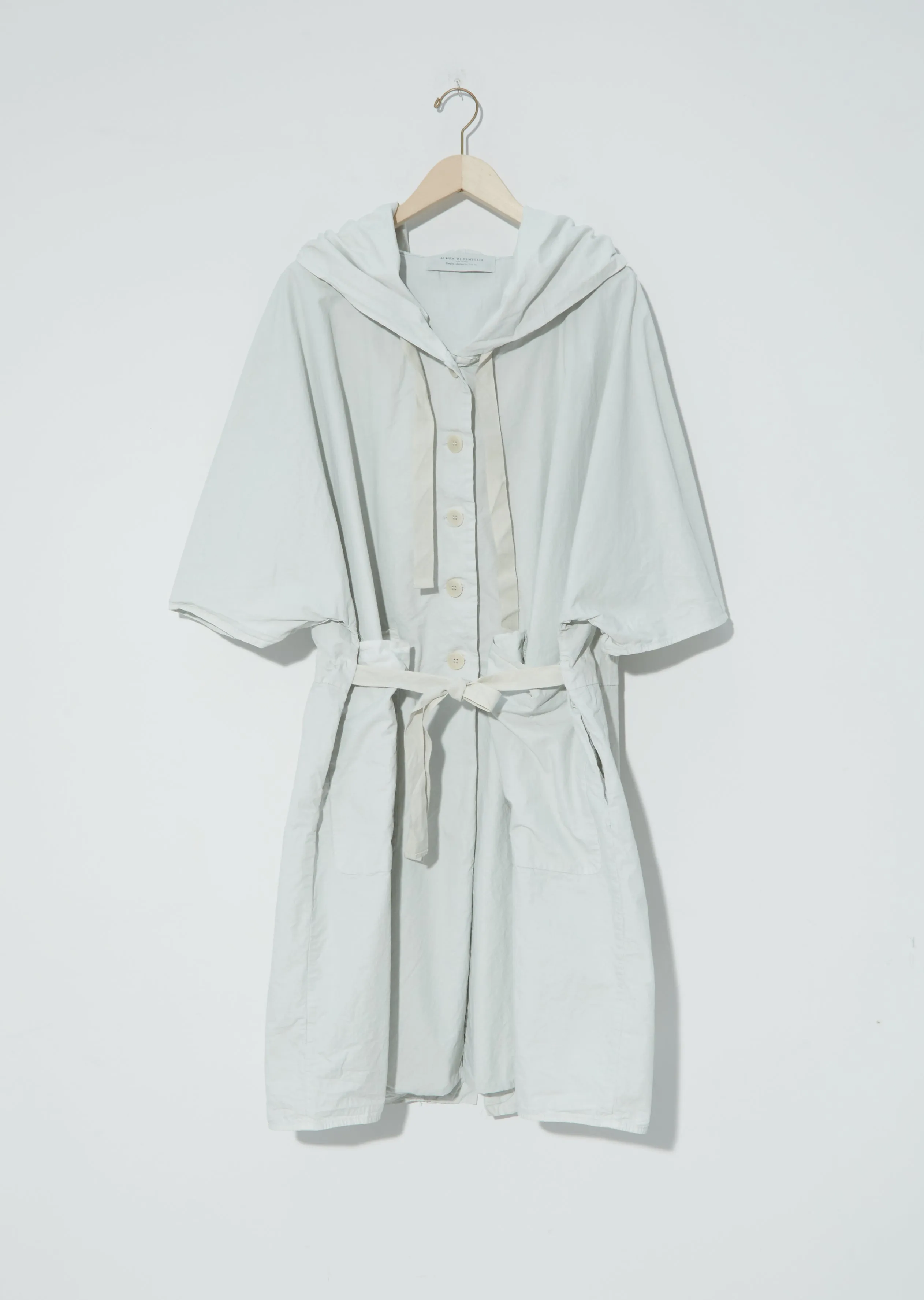 Hooded Coat — Chalk