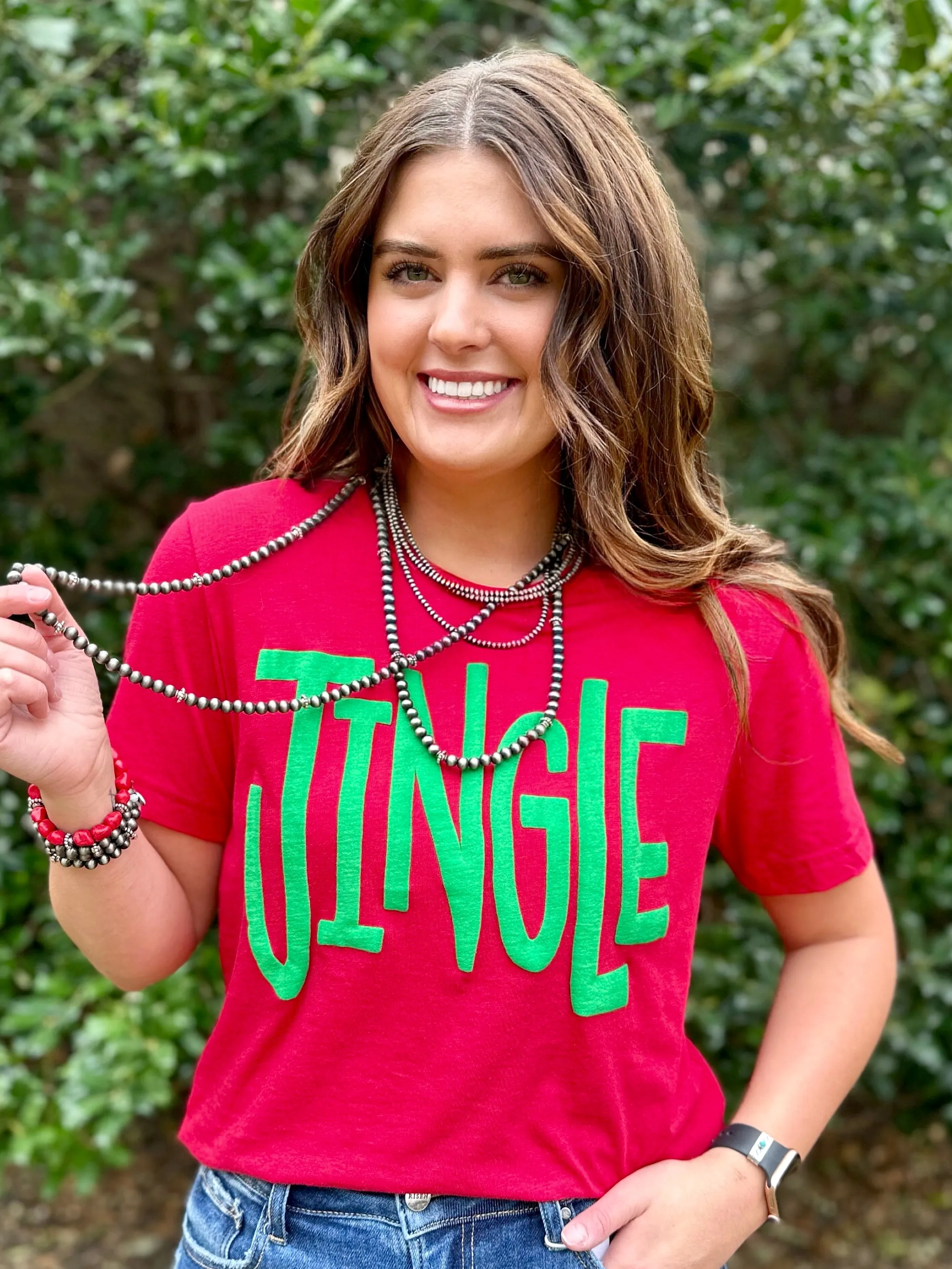 Jingle Puff Ink Tee by Texas True Threads