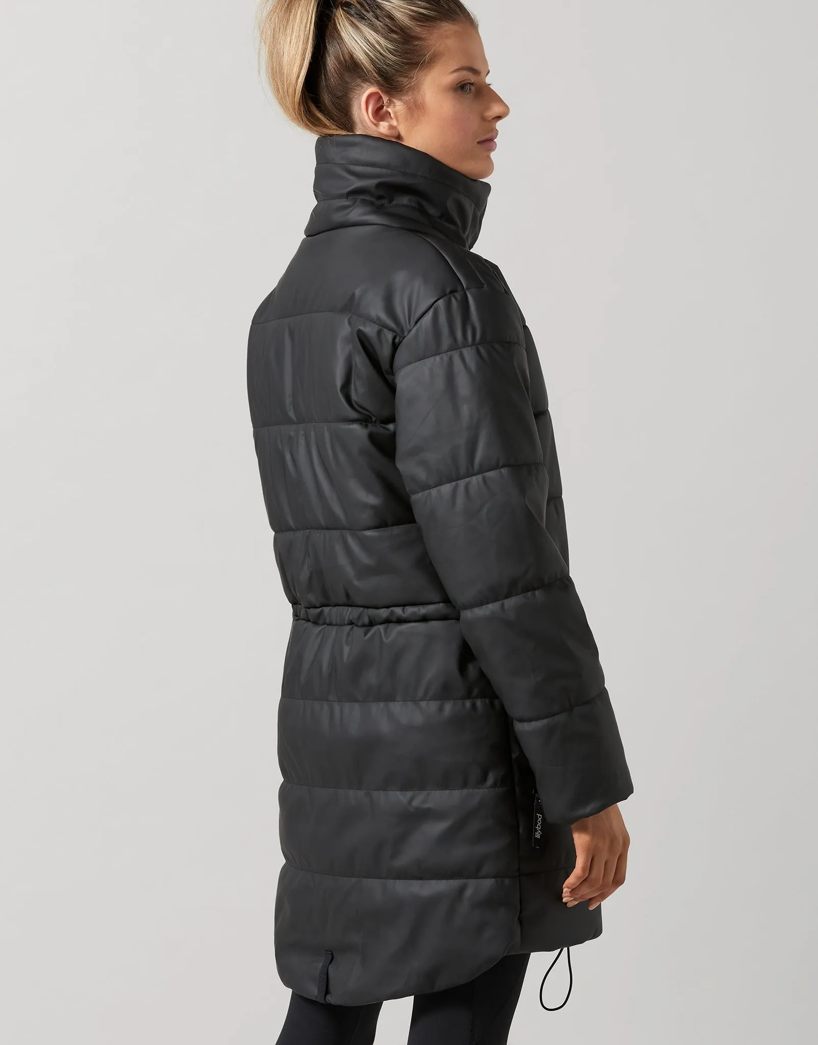 Jodie Puffer Jacket in Black