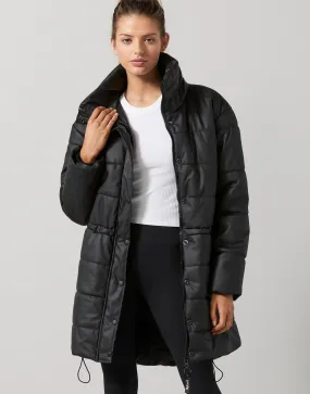 Jodie Puffer Jacket in Black