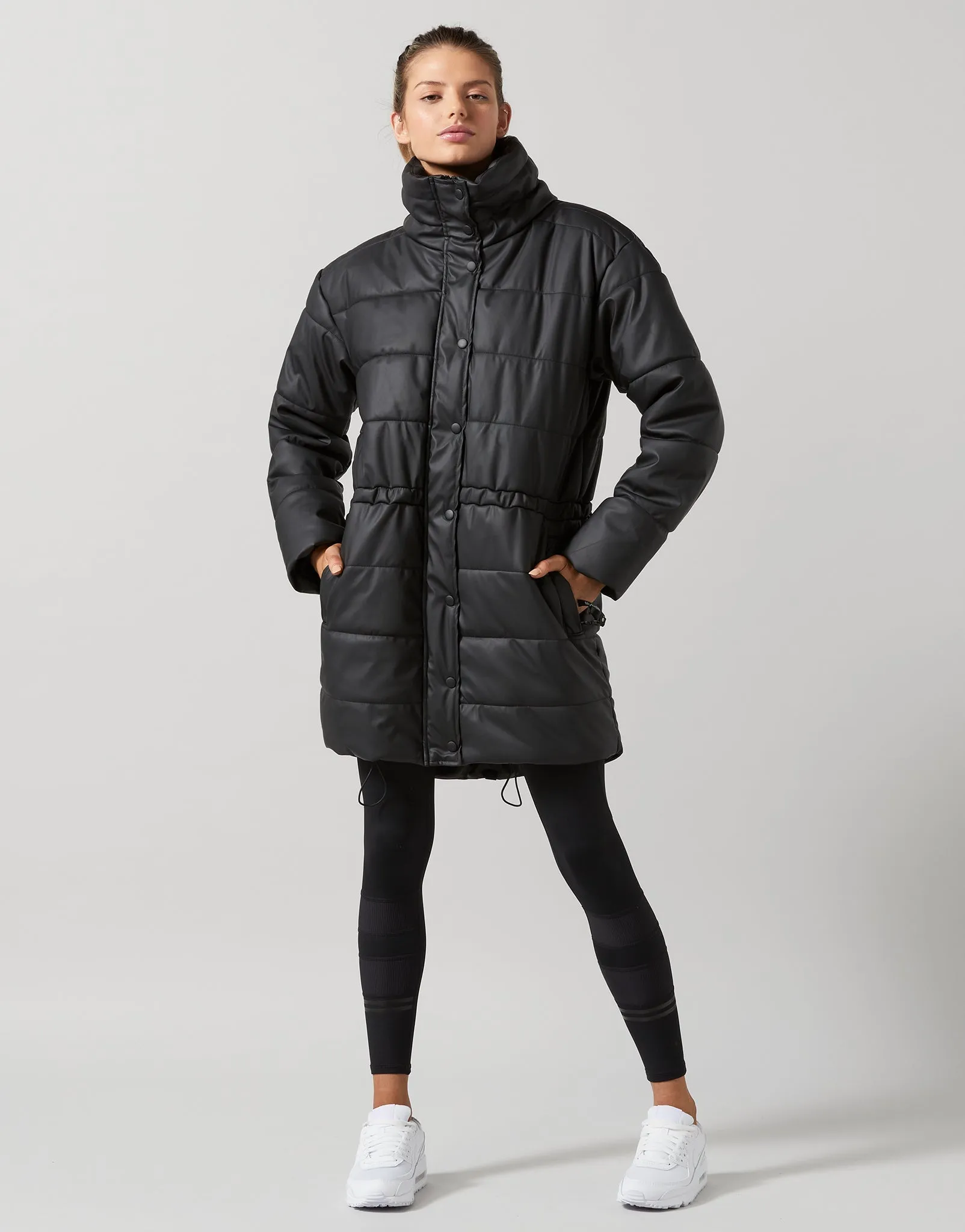 Jodie Puffer Jacket in Black