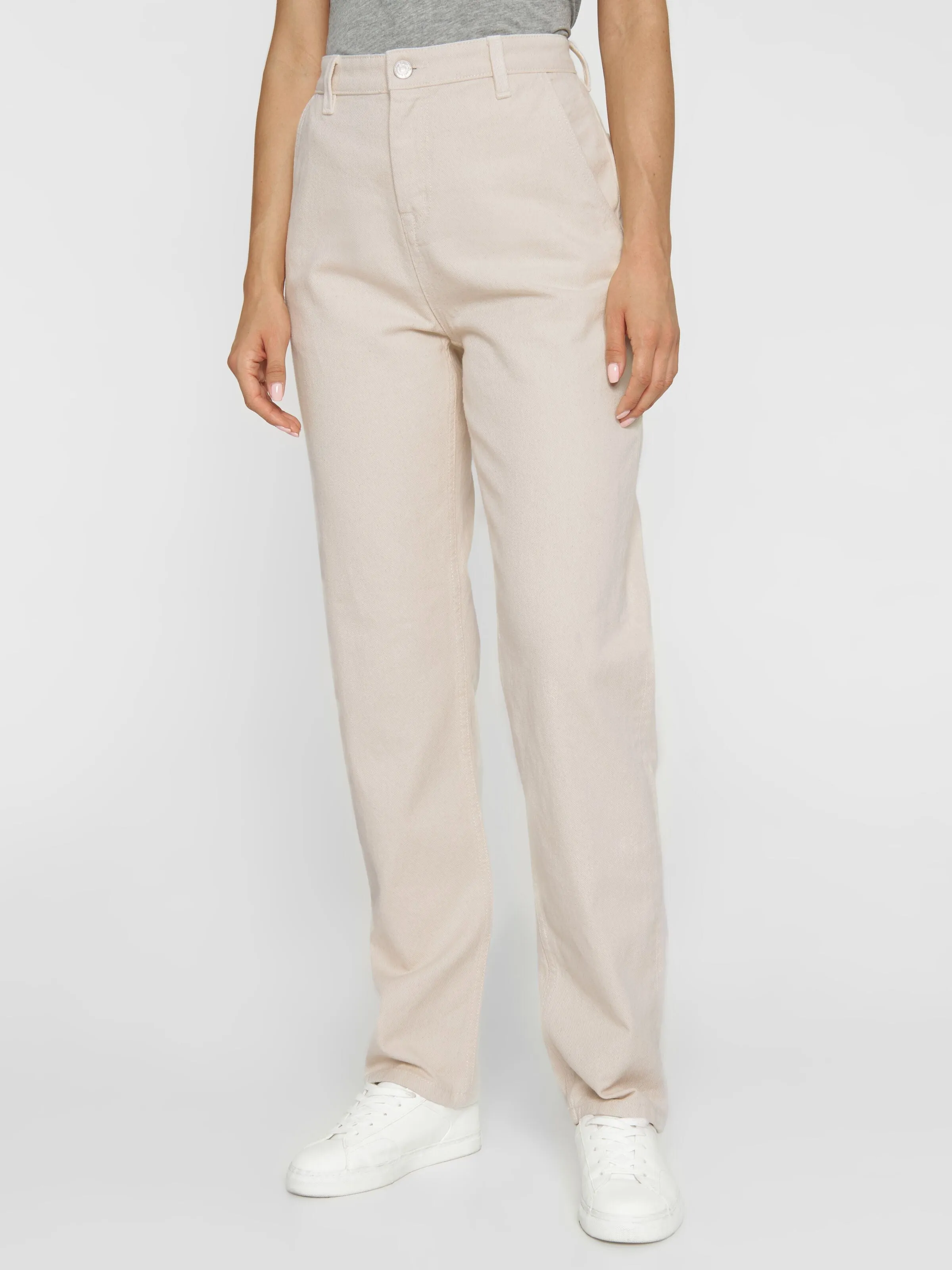 KCA 2170012 Calla tapered mid-rise  heavy twill workwear pant 3055 raw cotton women