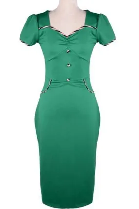 Ketty More Women Square Neck Bodycon Sheath Dress-KMWD356