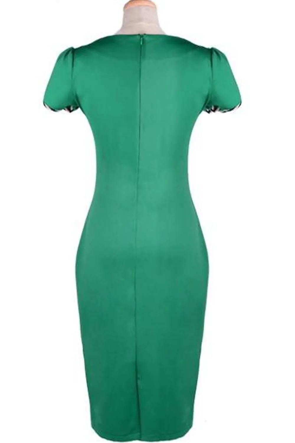 Ketty More Women Square Neck Bodycon Sheath Dress-KMWD356