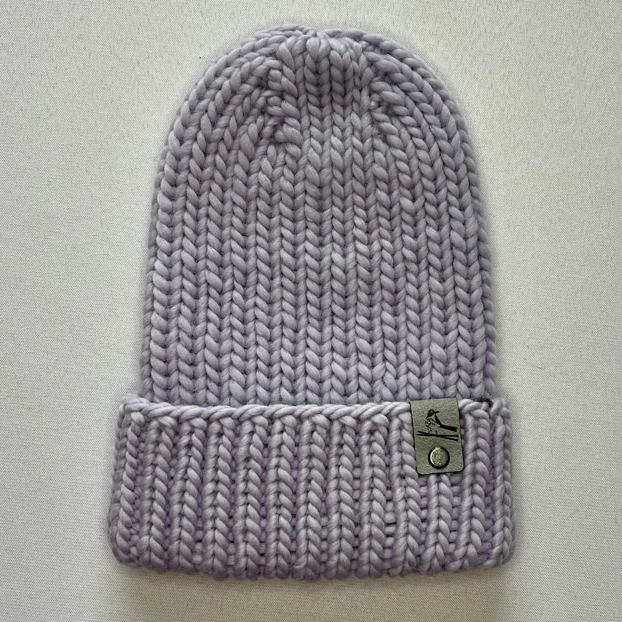 Lavender Peruvian Wool Knit Hat