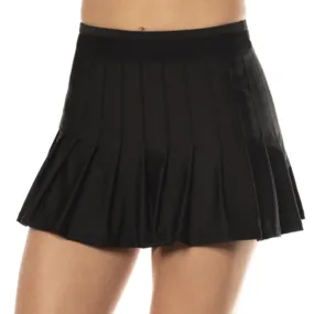 Lucky In Love Retro Pleated Skort  (13.5") - Black