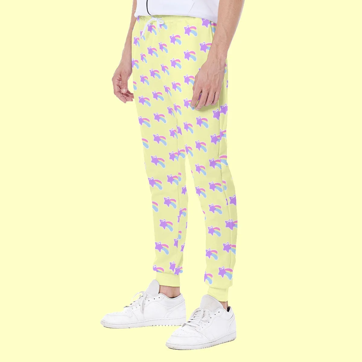 Magical Shooting Star Men's Sweatpants - Yellow