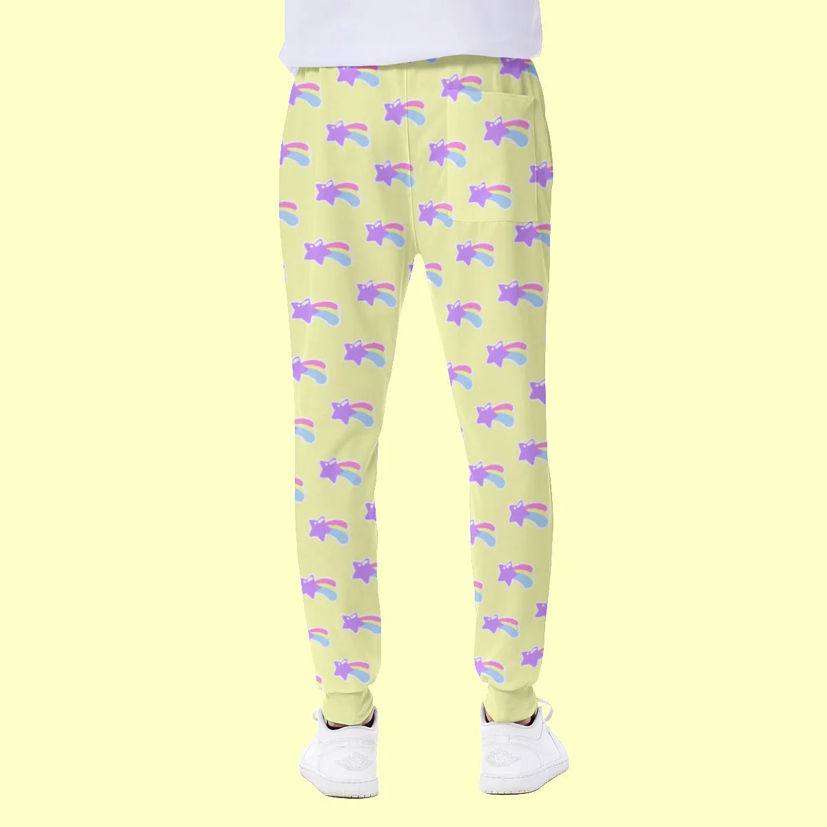 Magical Shooting Star Men's Sweatpants - Yellow