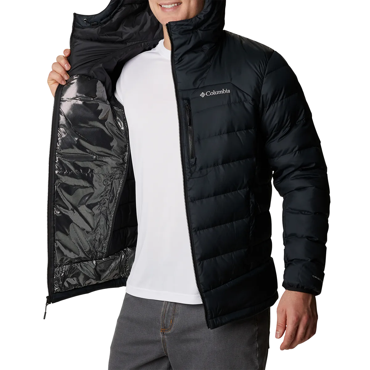 Men's Autumn Park Down Hooded Jacket