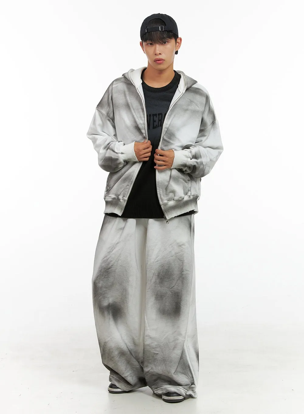 Men's Chic Washed Sweatpants IS419