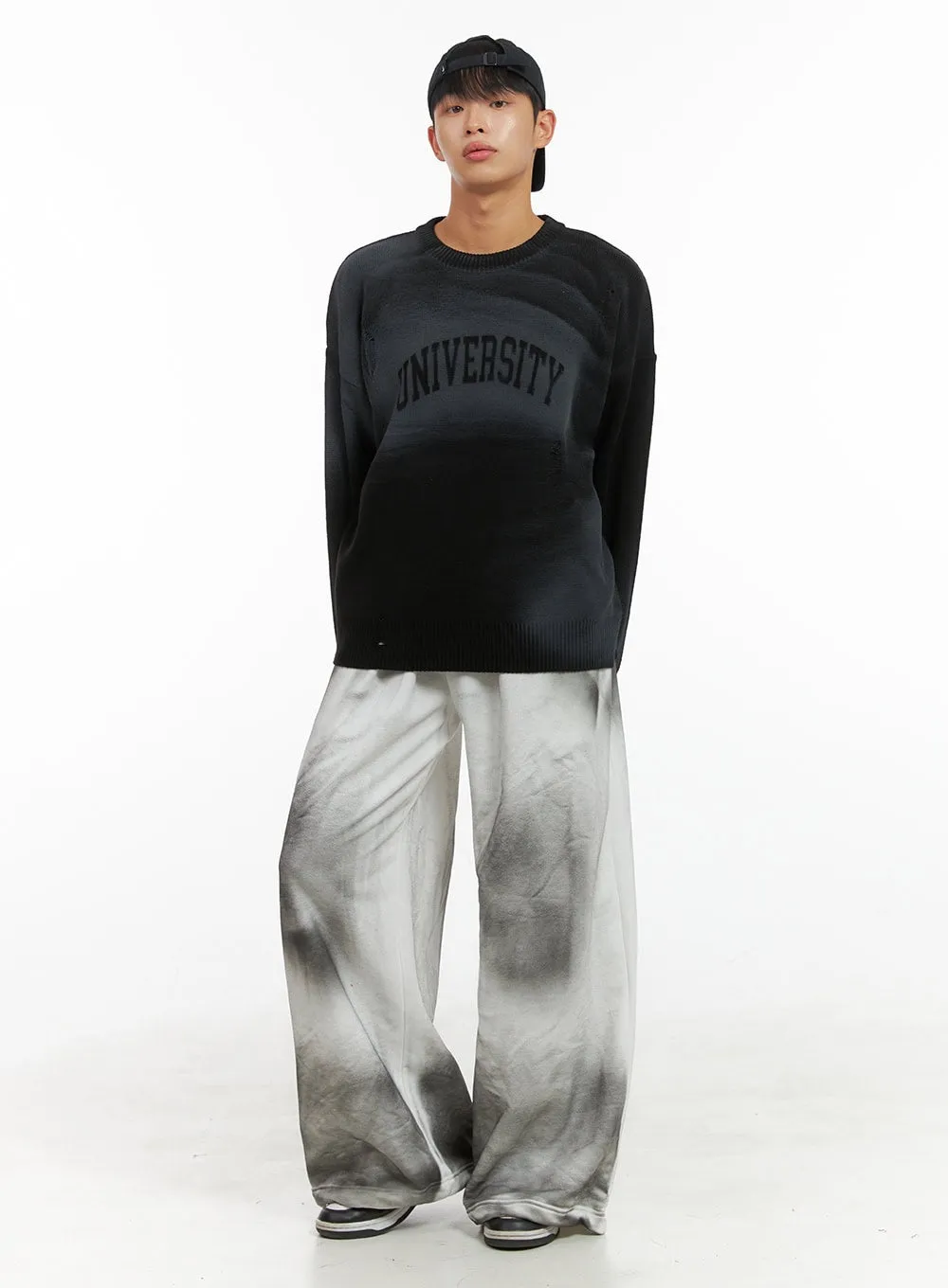 Men's Chic Washed Sweatpants IS419