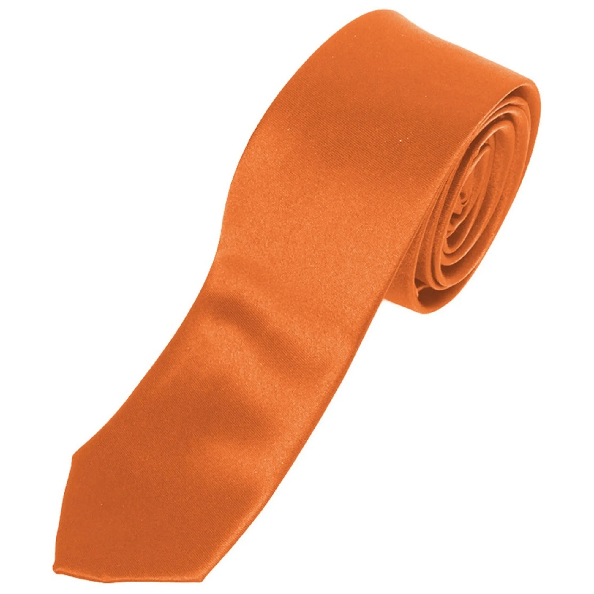 Men's Solid Color 2 Inch Wide And 57 Inch Long Slim Neckties