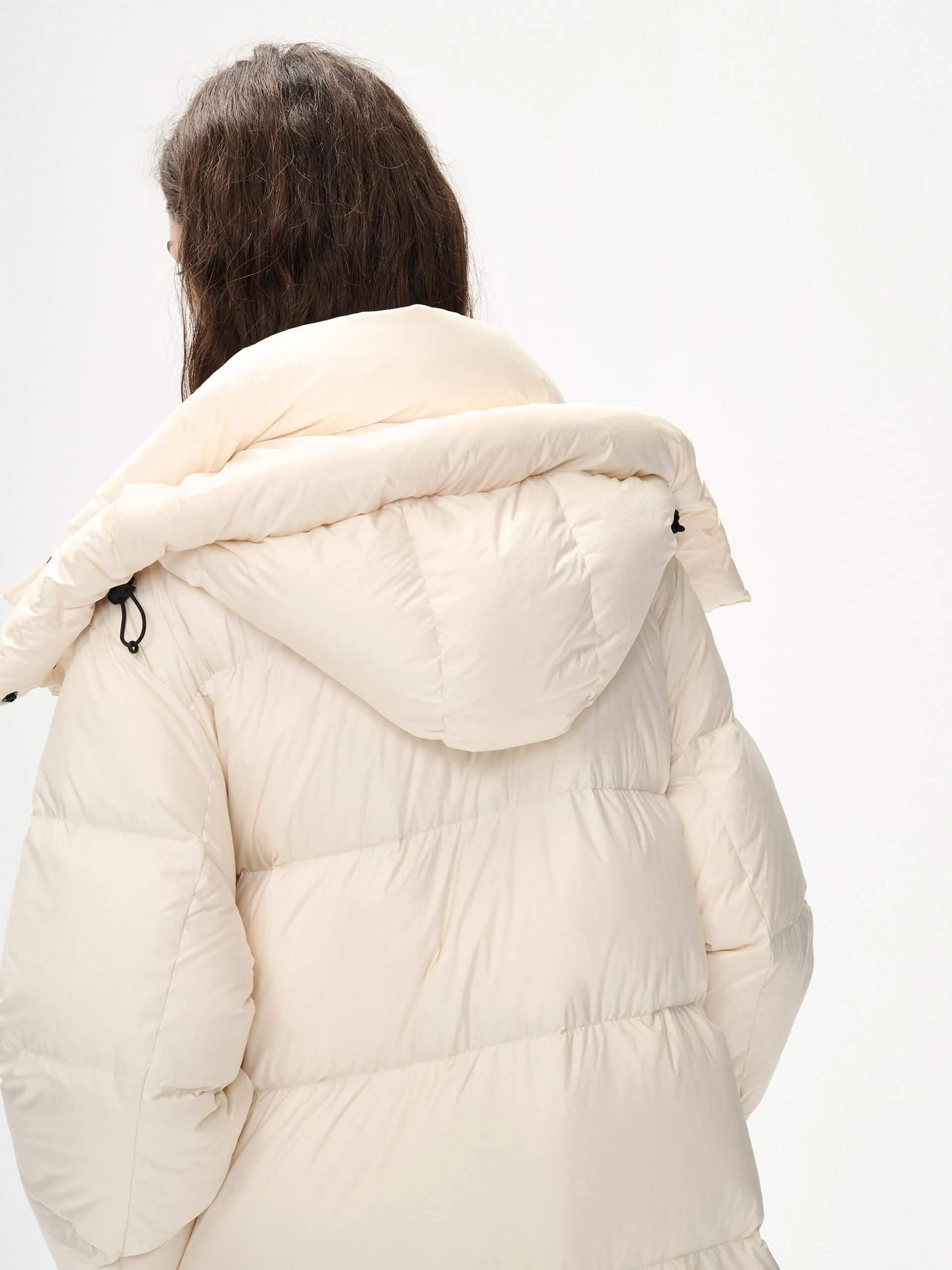 Midi Length Down Puffer Coat