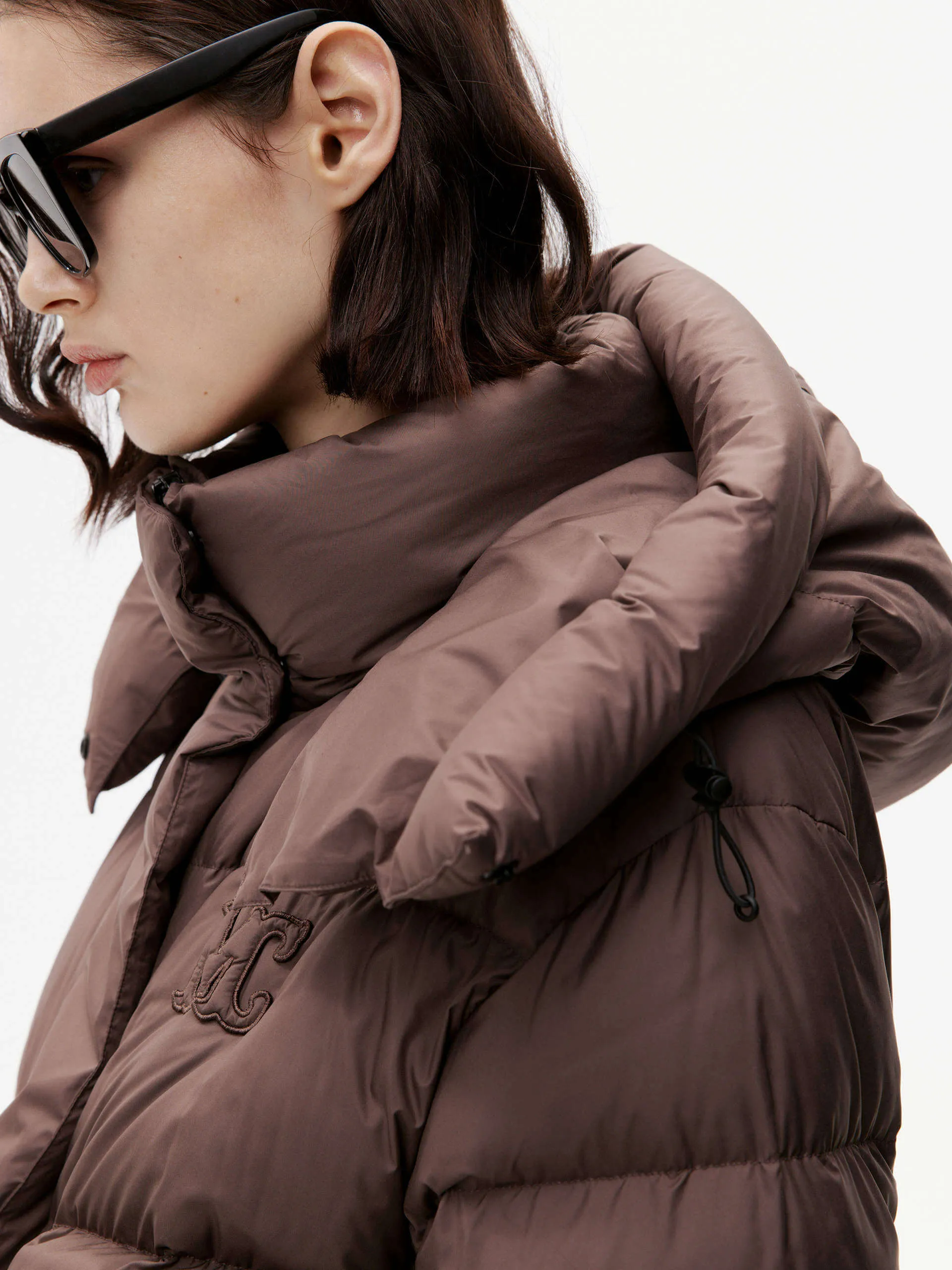 Midi Length Down Puffer Coat