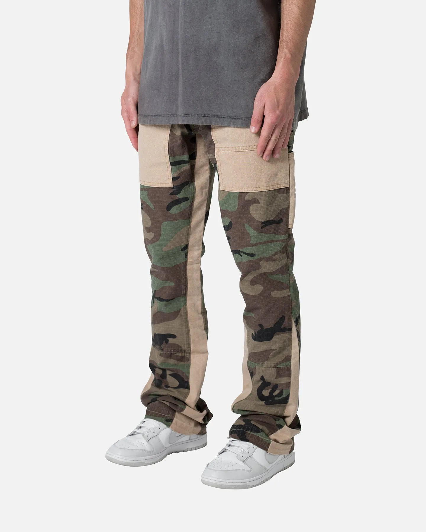 MNML Painter Flare Denim Jeans Camo