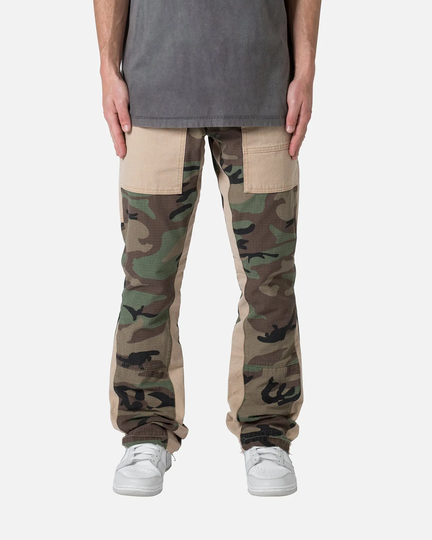 MNML Painter Flare Denim Jeans Camo