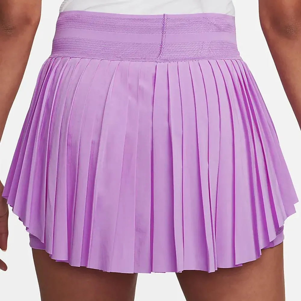 Nike Women's Slam Pleated Skirt - Rush Fuchsia/White