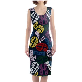 Numbers Bodycon Dress