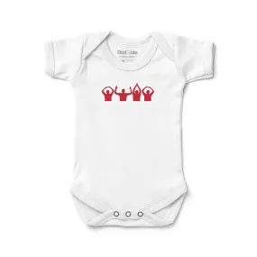 Ohio State Buckeyes People Silhouette Bodysuit