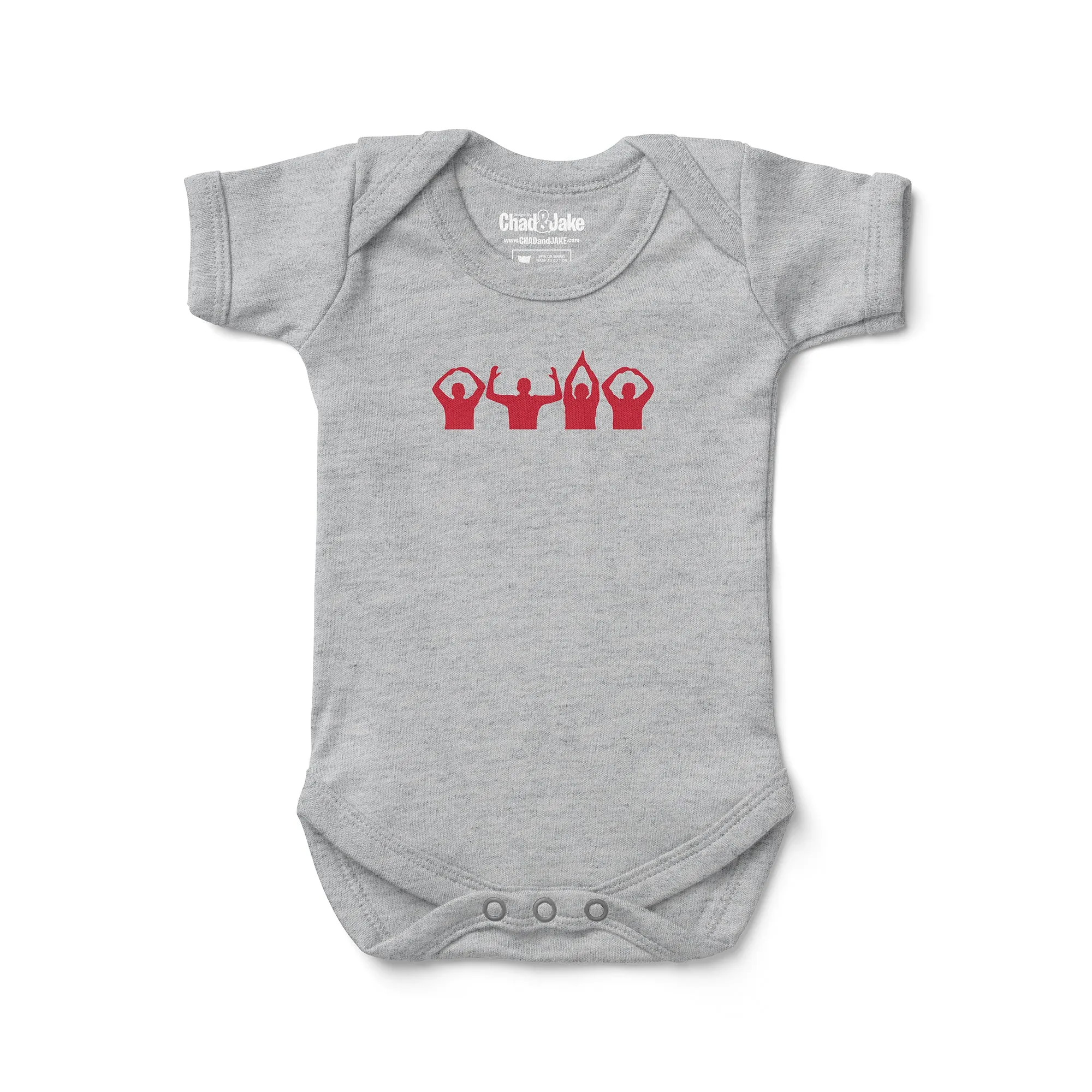 Ohio State Buckeyes People Silhouette Bodysuit