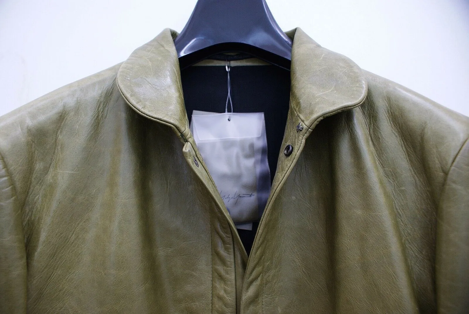 Olive Green Leather Jacket