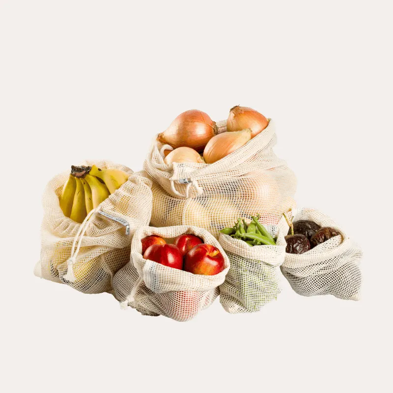 Organic Mesh Produce Bag - Set of 5