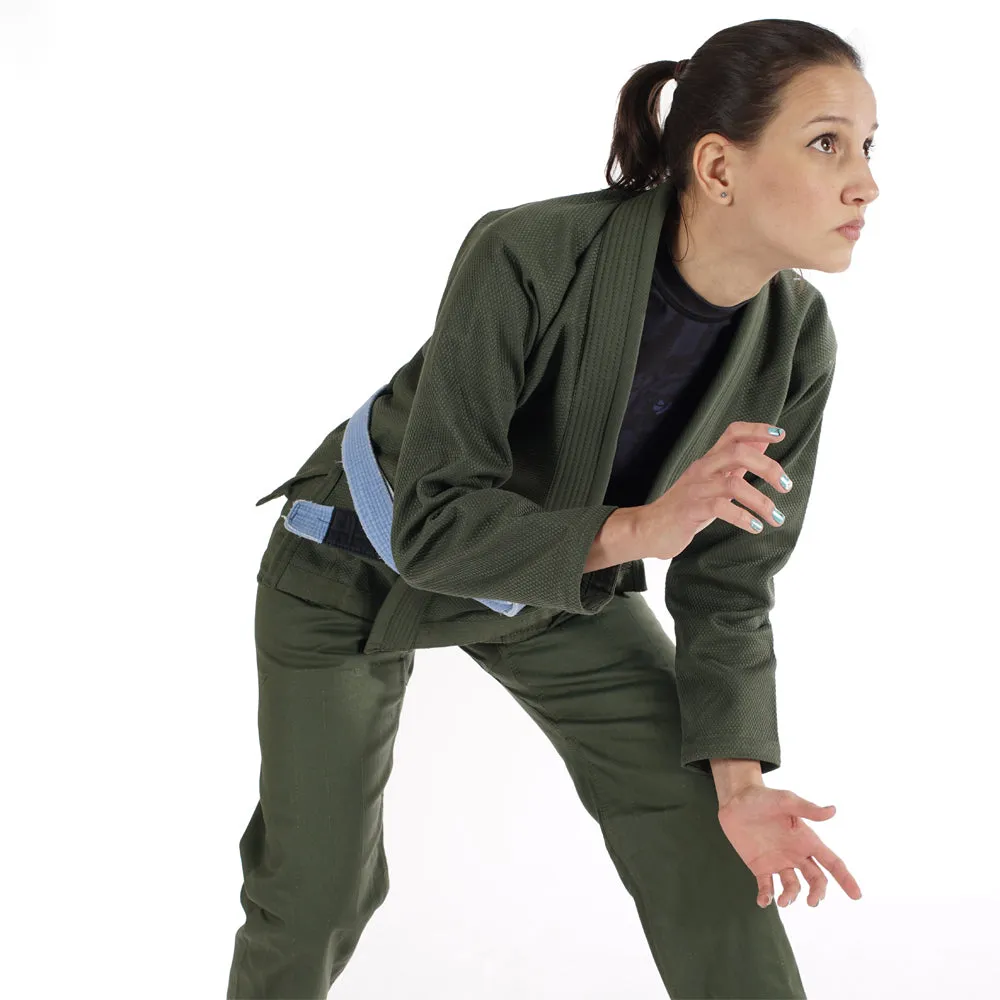 Original Standard Issue Women's Jiu Jitsu Gi (First Gen) - Olive Green