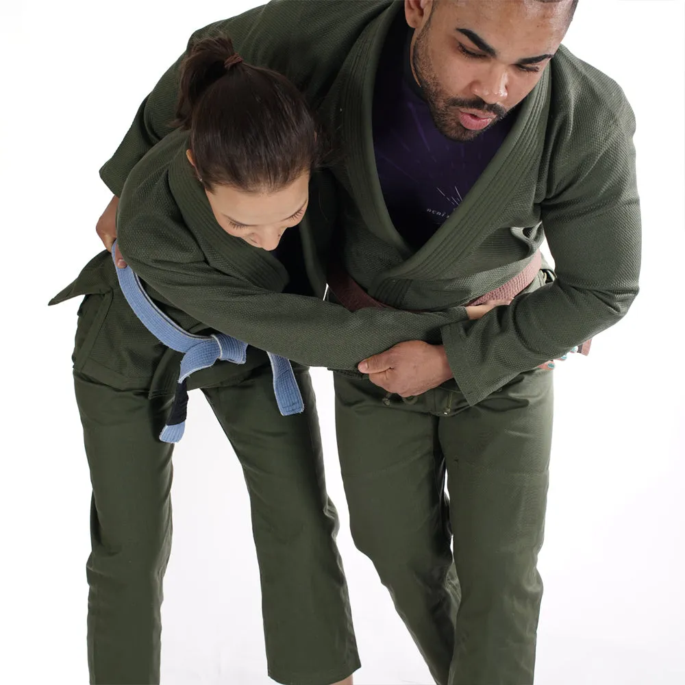 Original Standard Issue Women's Jiu Jitsu Gi (First Gen) - Olive Green