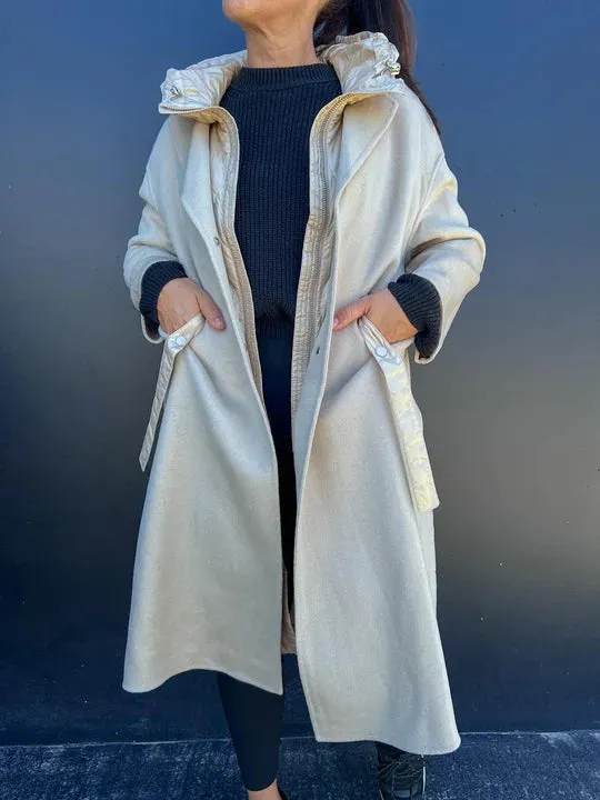 Parisian Affair Coat & Vest Duo - Oat